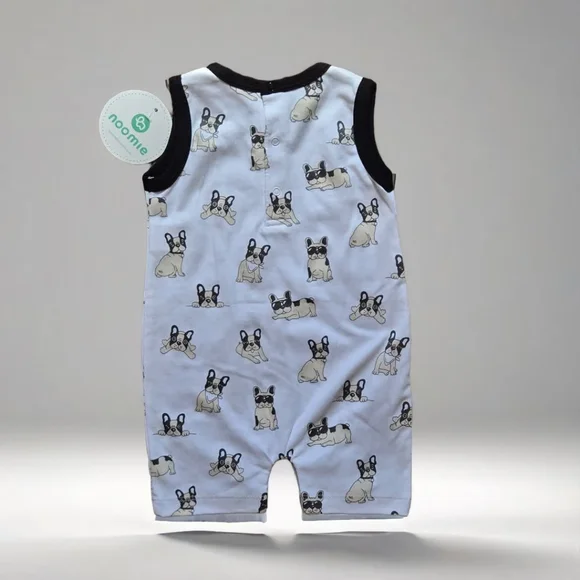 New Noomie Sleeveless Romper 6-9 Months - Picture 2 of 5